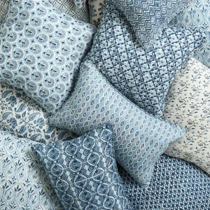 Pillows | Walter G Rangoli Riviera linen cushion