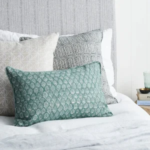 Pillows | Walter G Scopello Celadon linen cushion