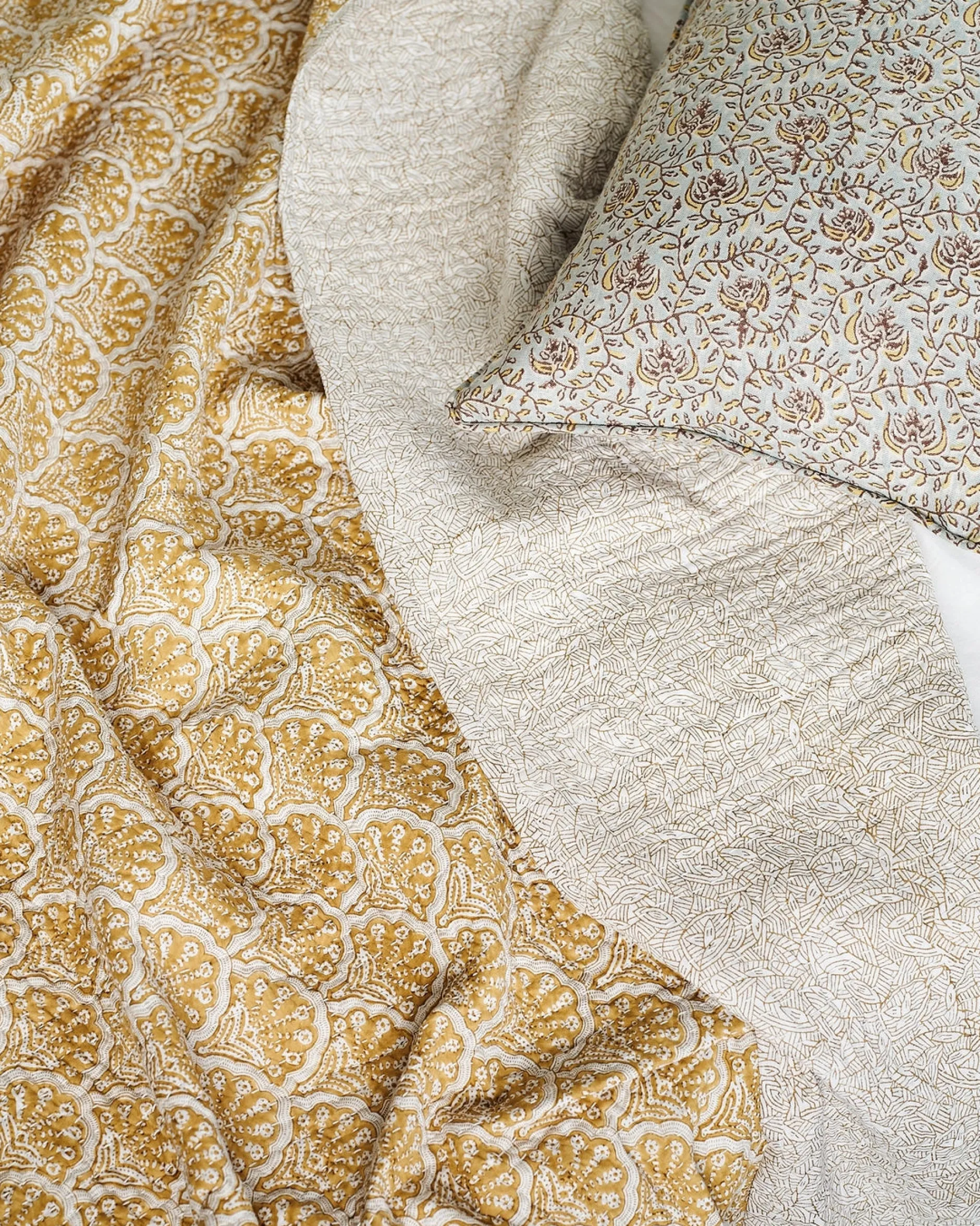 walter_g_st_tropez_saffro_2.webp Quilts + Coverlets | Walter G St Tropez Saffron Quilt