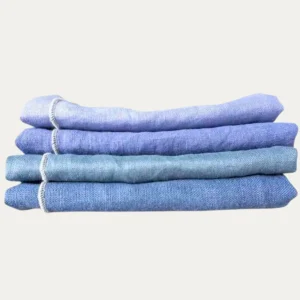 Home Decor | Pillows | Thistle Hill West Coast Handmade Curated Linen Napkins Cornflower Mix