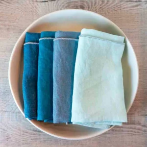 Home Decor | Pillows | Thistle Hill West Coast Handmade Curated Linen Napkins Seaside Mix