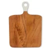 Tabletop | Thistle Hill Wood + White Collection Acacia Wood Square Charcuterie Board