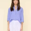 Shirts + Tops | Xirena Beau Shirt Dark Periwinkle
