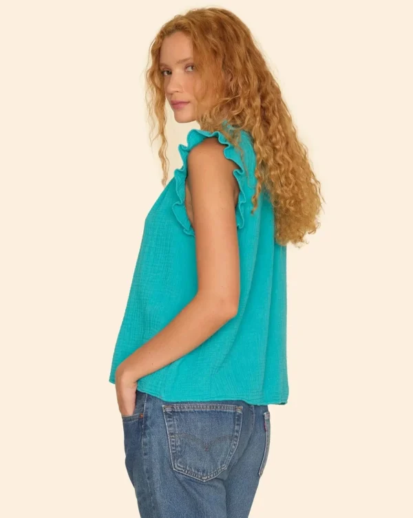 Shirts + Tops | Xirena Bex Top Baltic Sea