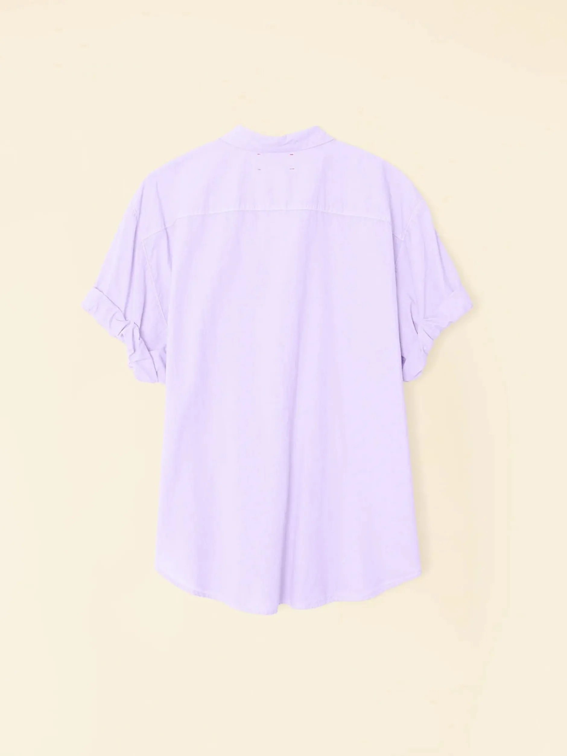 xirena_channing_shirt_lav_2.webp Shirts + Tops | Xirena Channing Shirt Lavender Bloom