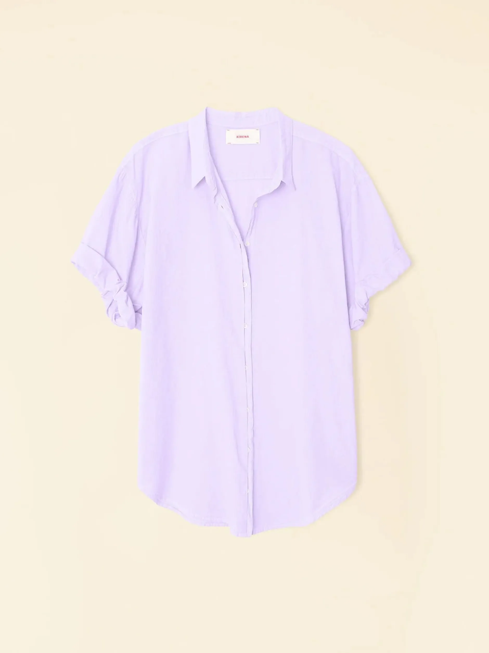 xirena_channing_shirt_lav_3.webp Shirts + Tops | Xirena Channing Shirt Lavender Bloom
