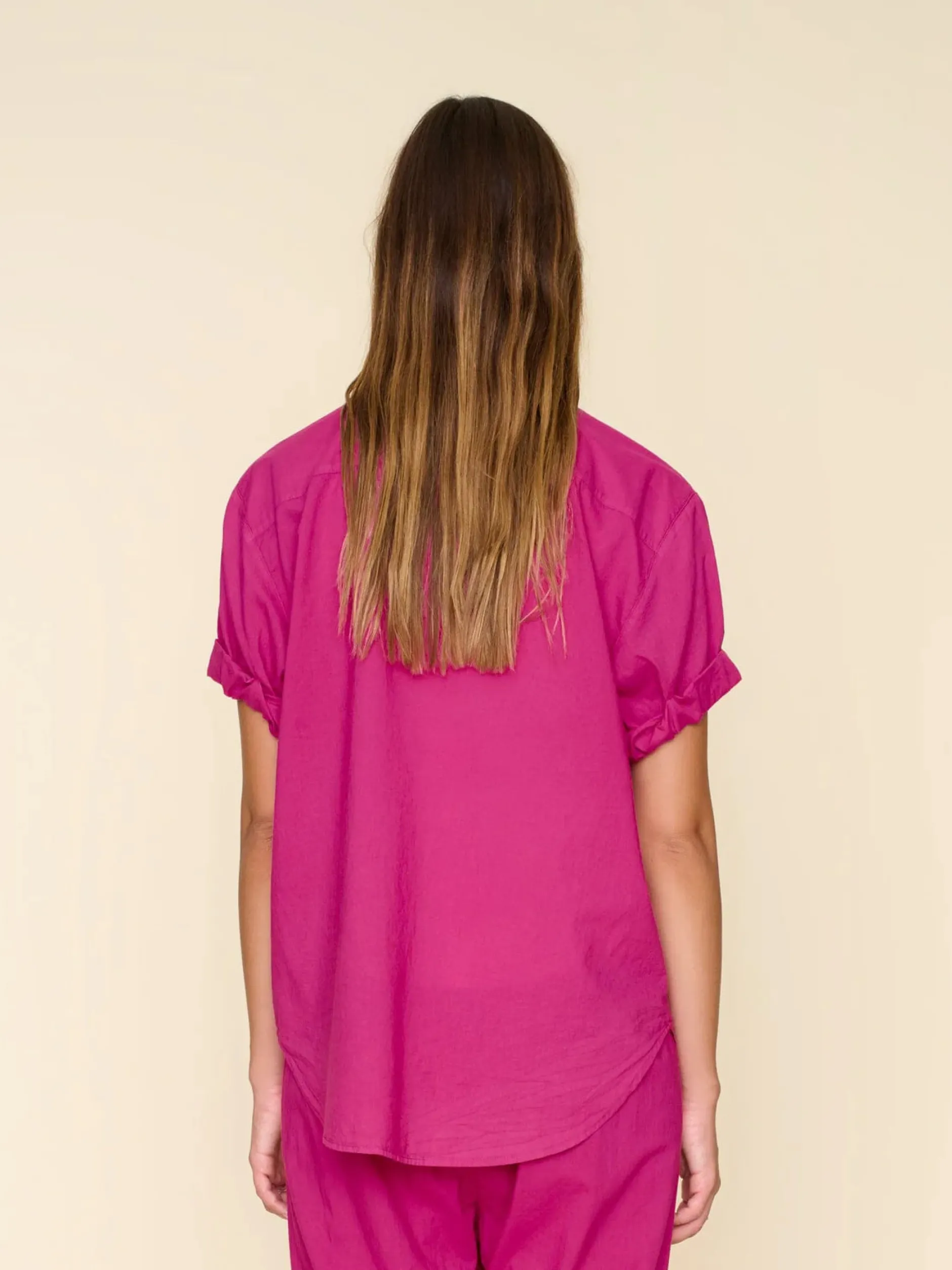 xirena_channing_shirt_pin_2.webp Shirts + Tops | Xirena Channing Shirt Pink Plum