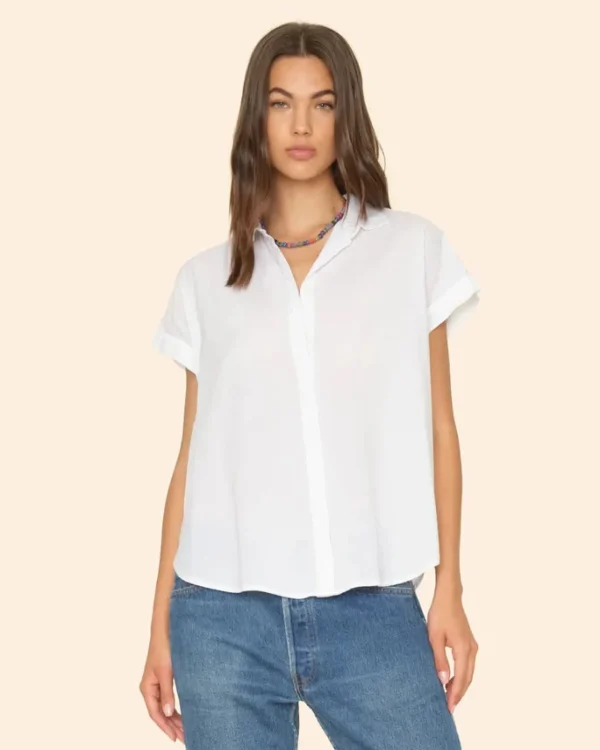 Shirts + Tops | Xirena Homer Shirt White