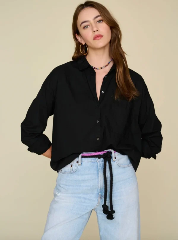 Shirts + Tops | Xirena Jordy Shirt Black