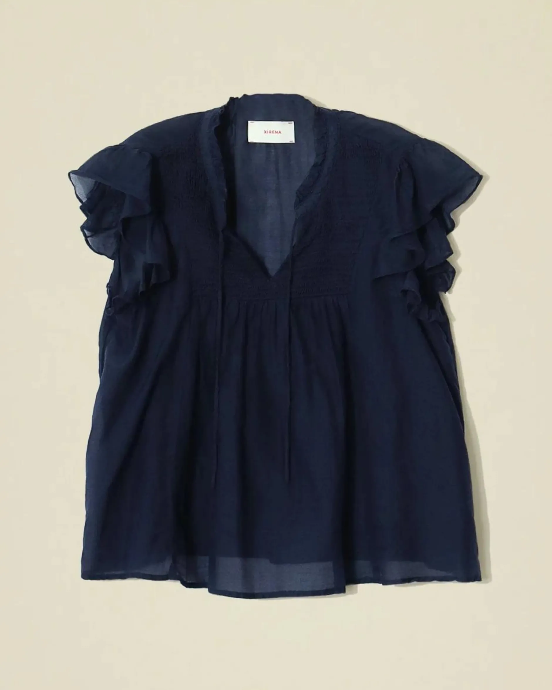 xirena_whitley_top_navy_0.webp Shirts + Tops | Xirena Whitley Top Navy