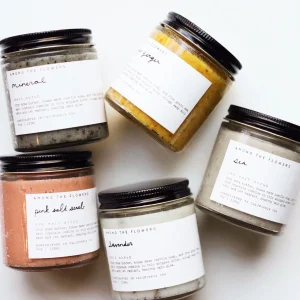 Beauty | Among the Flowers Pink Salt Scrub